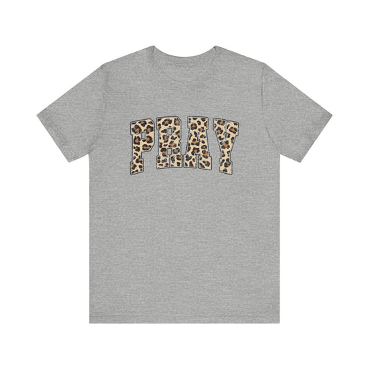 Leopard Pray Christian graphic t-shirt, image 2
