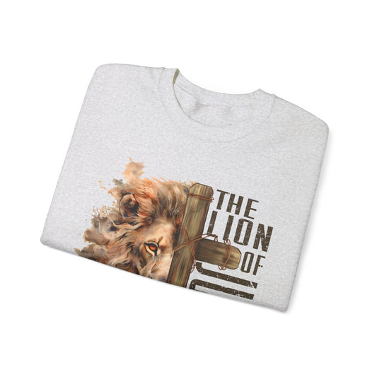 Lion of Judah Christian crewneck sweatshirt, image 2