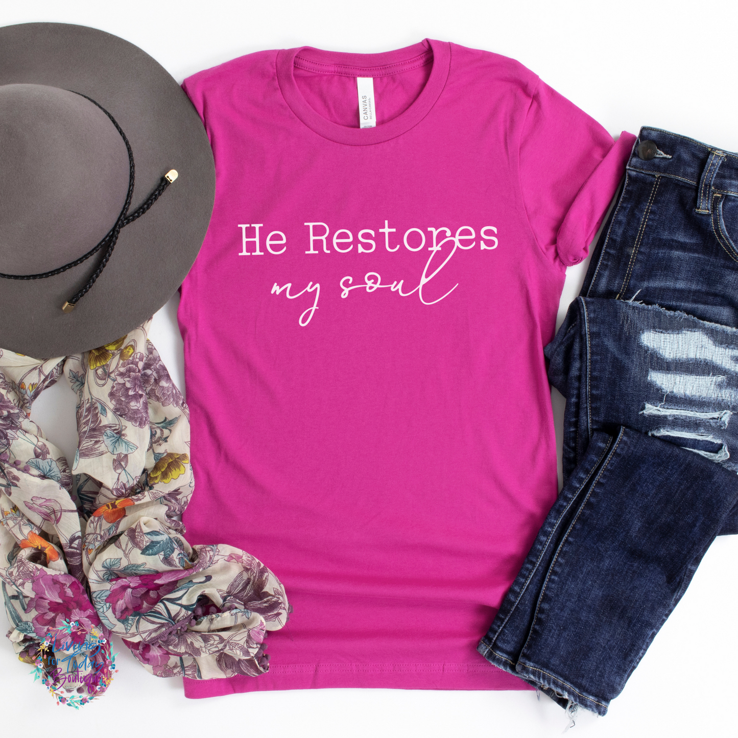 He Restores My Soul Shirt