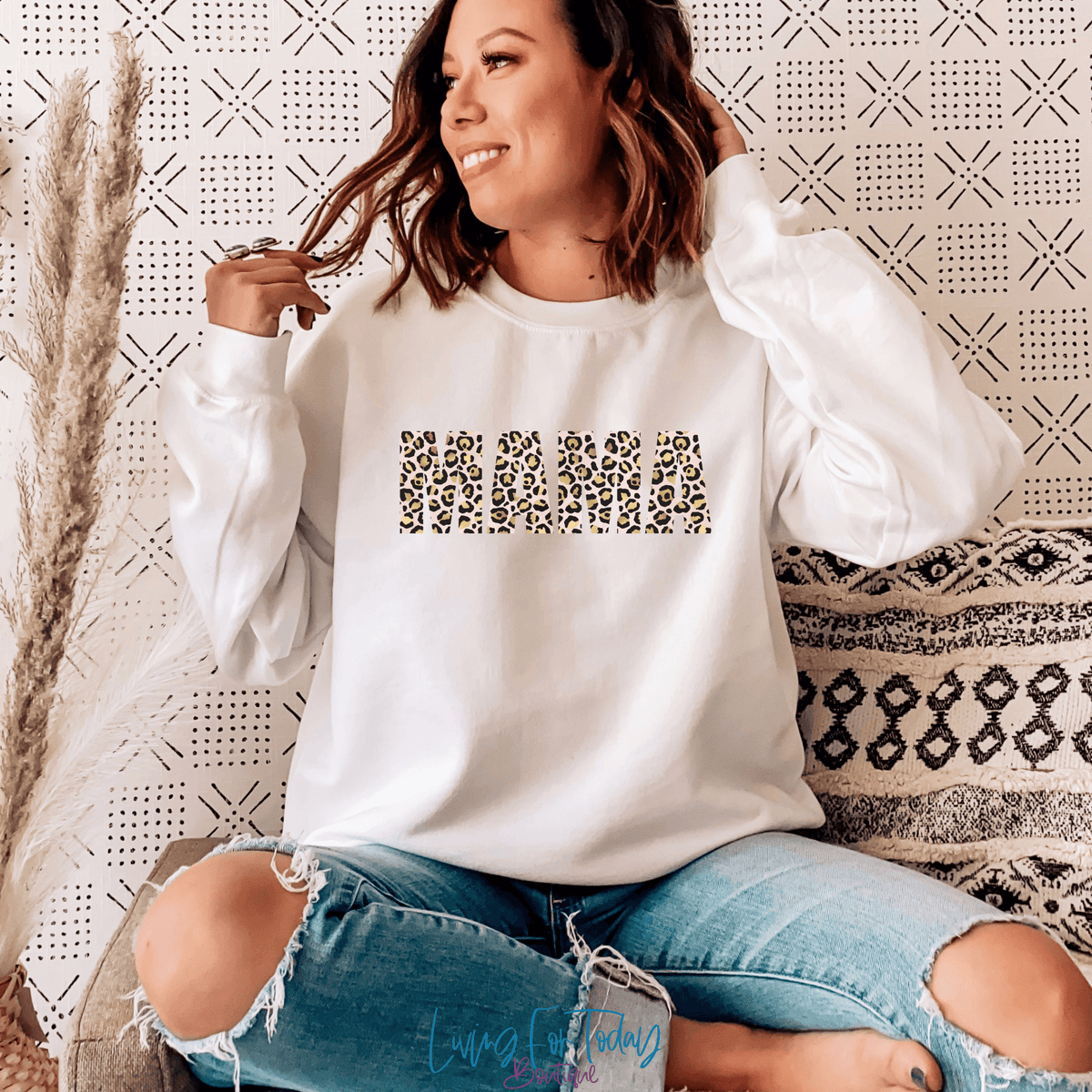 Leopard Mama Sweatshirt