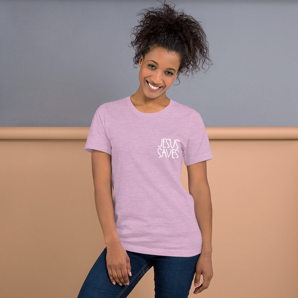 Jesus Saves Pocket T-Shirt