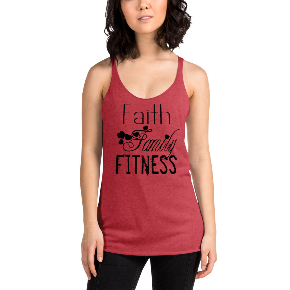 Faith Family Fitness Racerback Tank