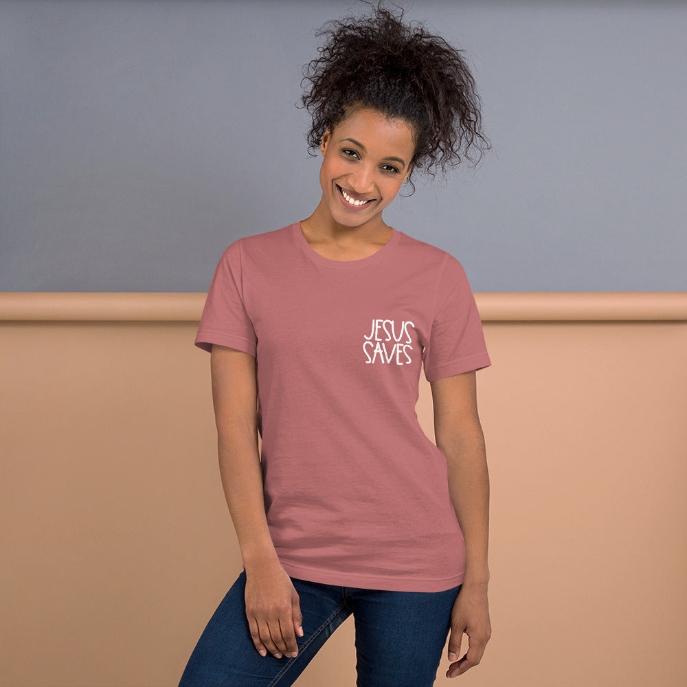 Jesus Saves Pocket T-Shirt