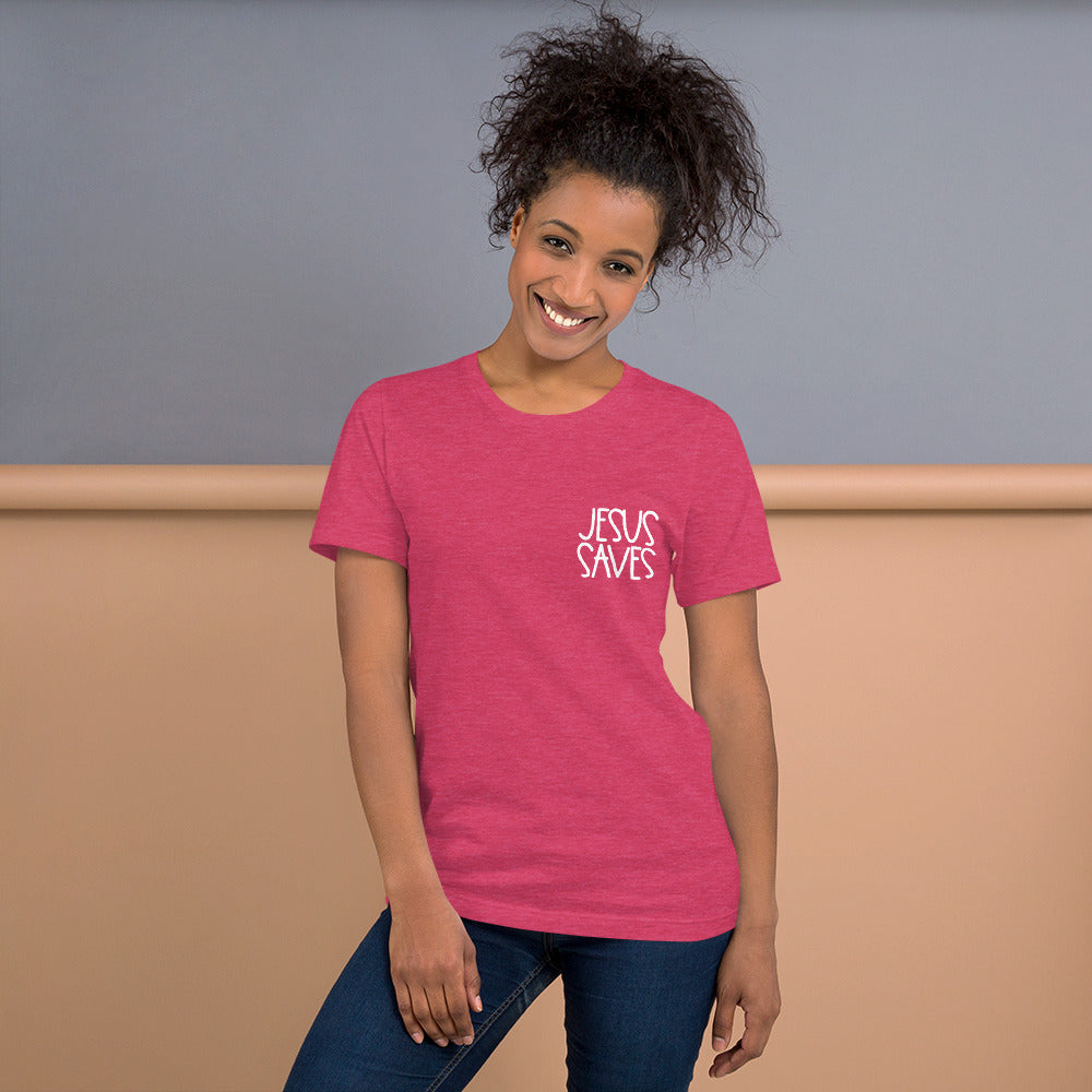 Jesus Saves Pocket T-Shirt