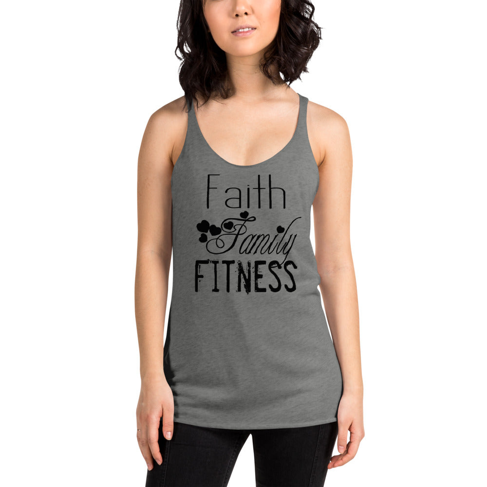 Faith Family Fitness Racerback Tank