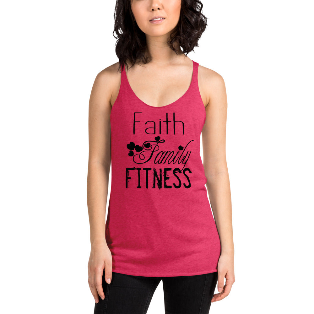 Faith Family Fitness Racerback Tank