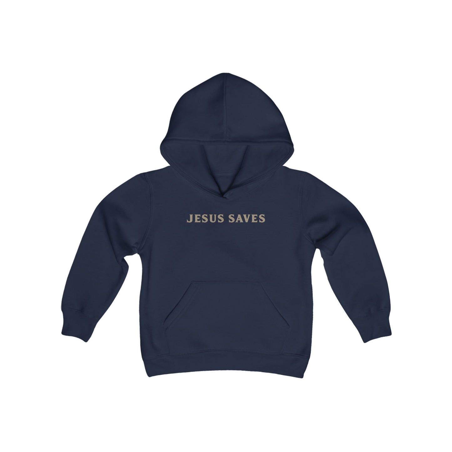 Jesus Saves Youth Heavy Blend Hooded Sweatshirt