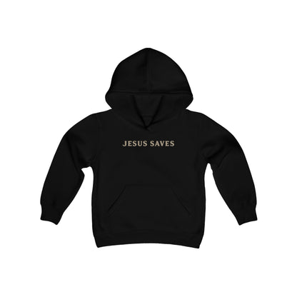 Jesus Saves Youth Heavy Blend Hooded Sweatshirt