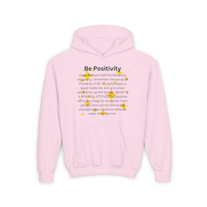 Be Positivity Youth Pullover Fleece Hoodie
