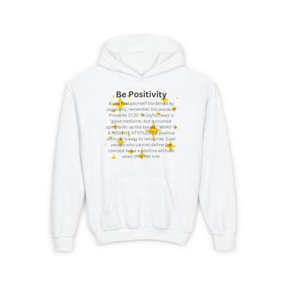 Be Positivity Youth Pullover Fleece Hoodie