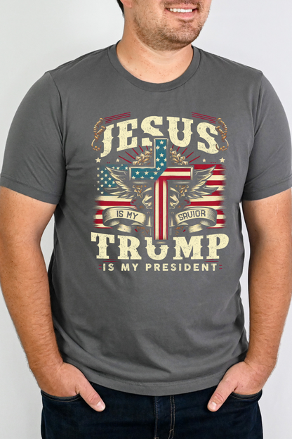 Jesus is My Savior Trump is My President Tshirt