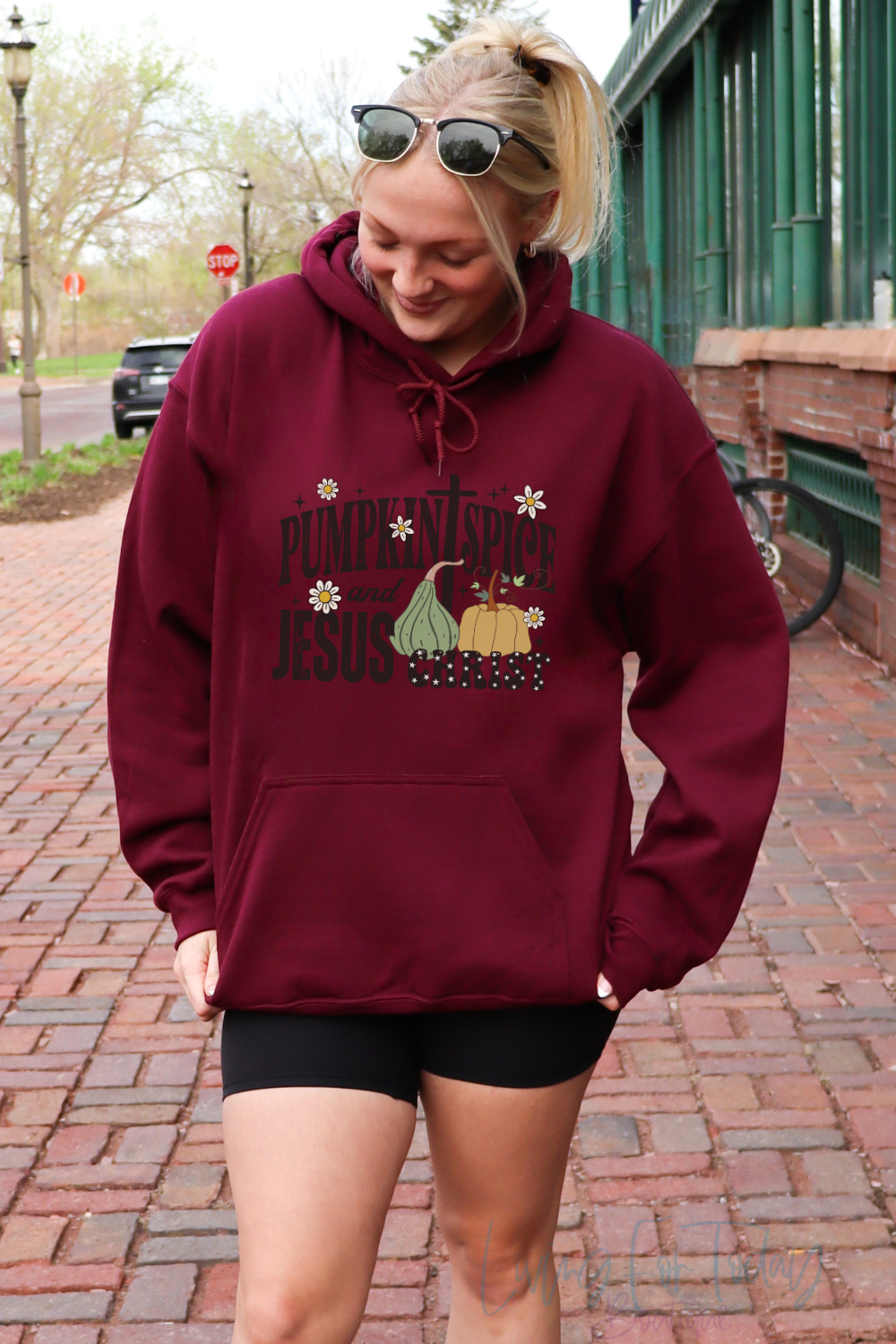 Pumpkin Spice and Jesus Christ Hoodie