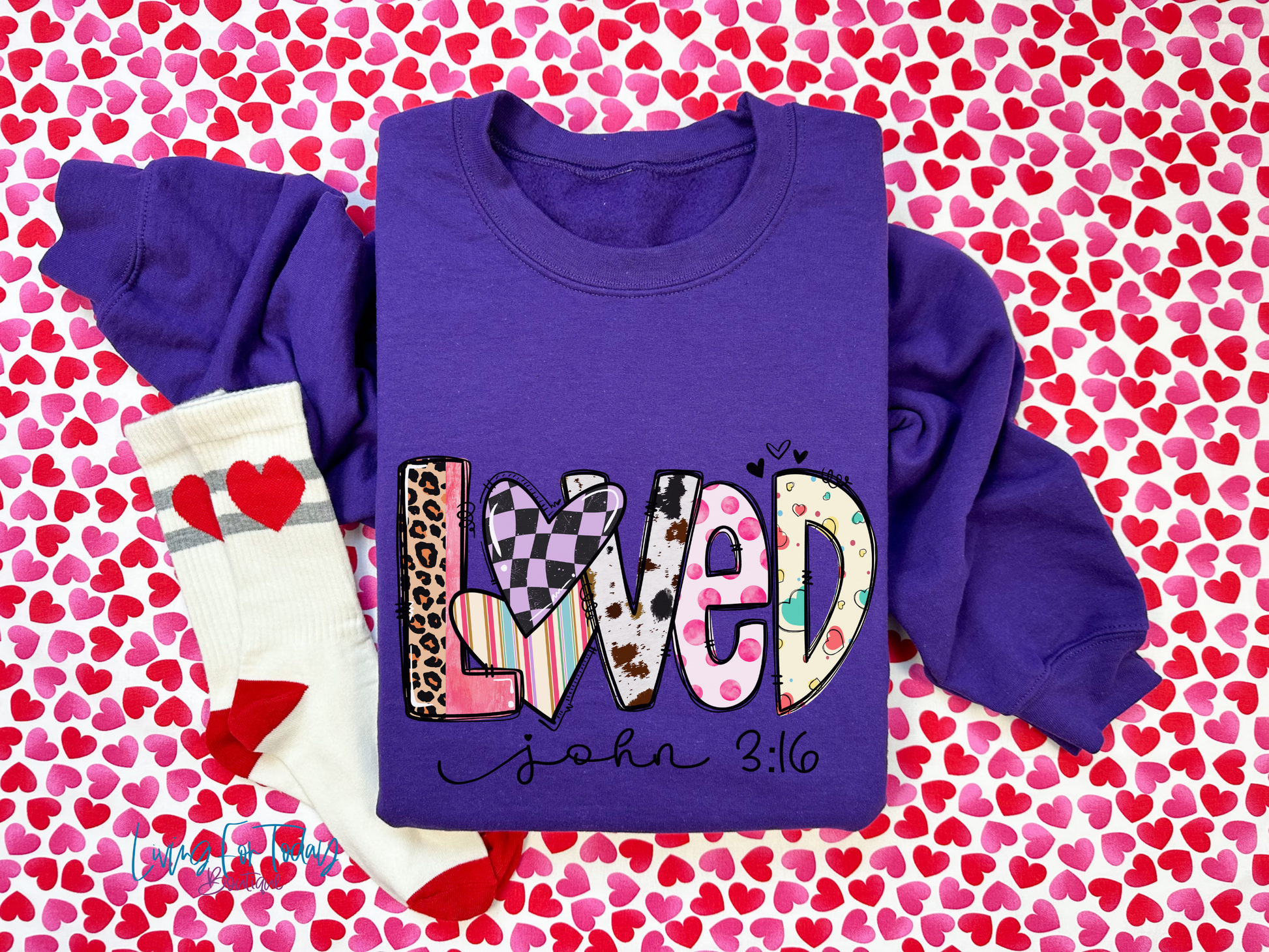 Valentine Loved Sweatshirt