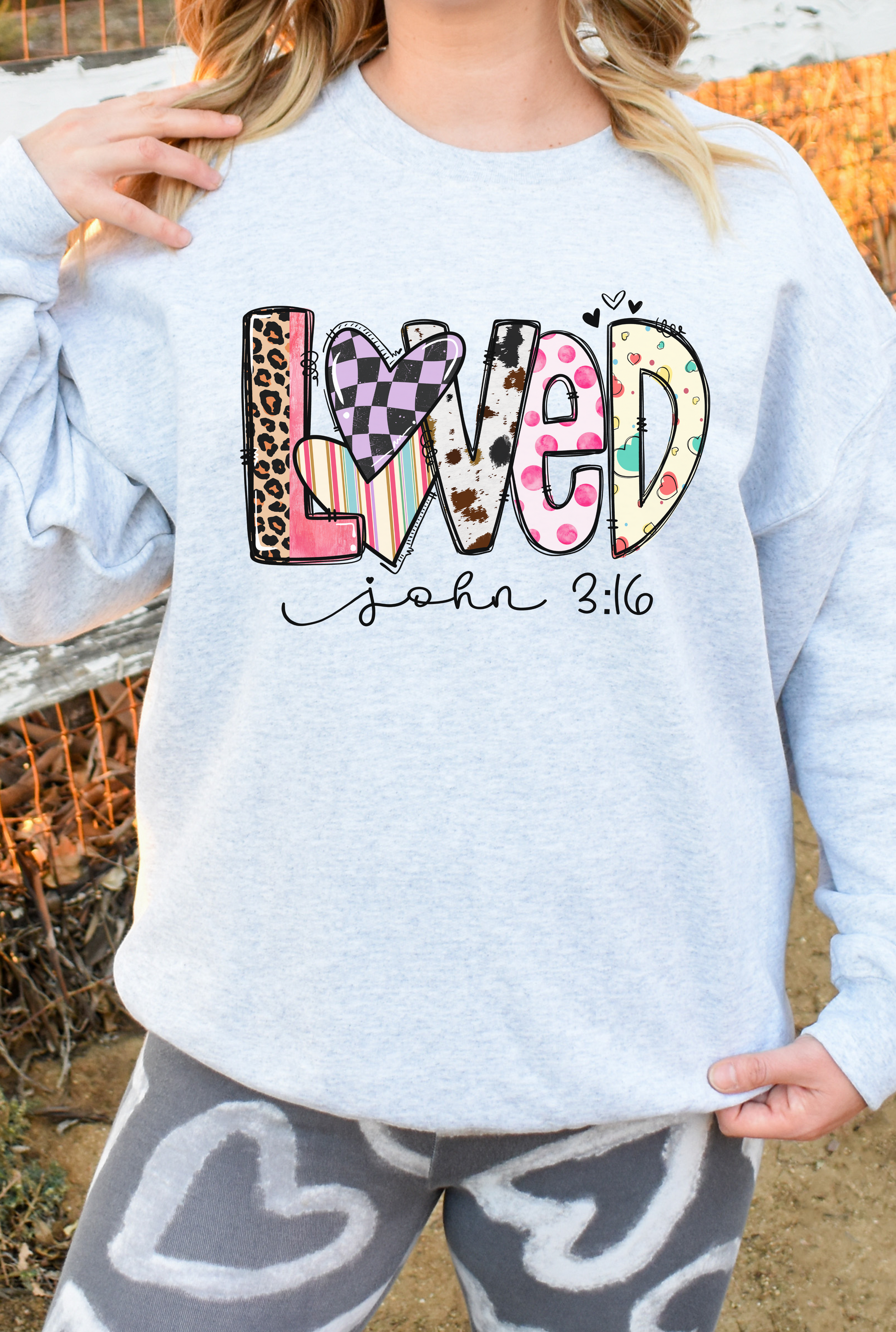 Valentine Loved Sweatshirt