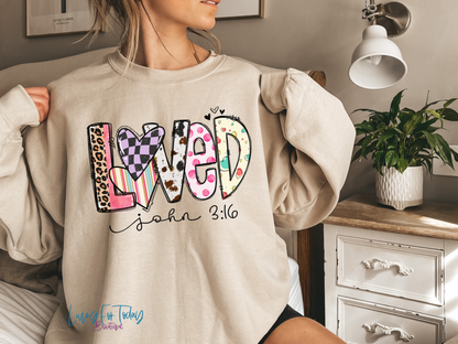 Valentine Loved Sweatshirt