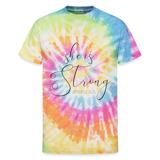She Is Strong Tie Dye T Shirt