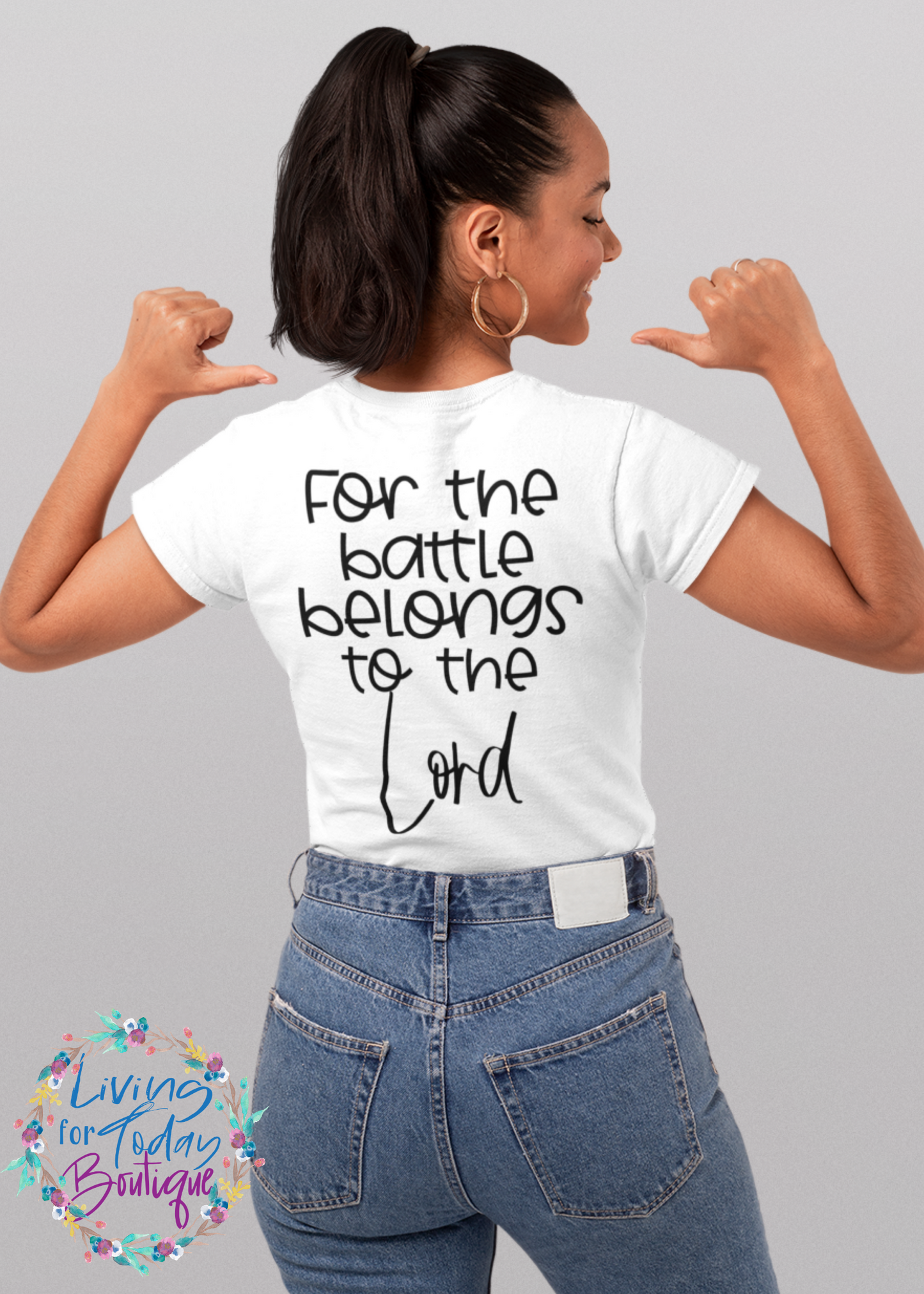 I’m Going to See A Victory For the Battle Belongs to the Lord Graphic Tee