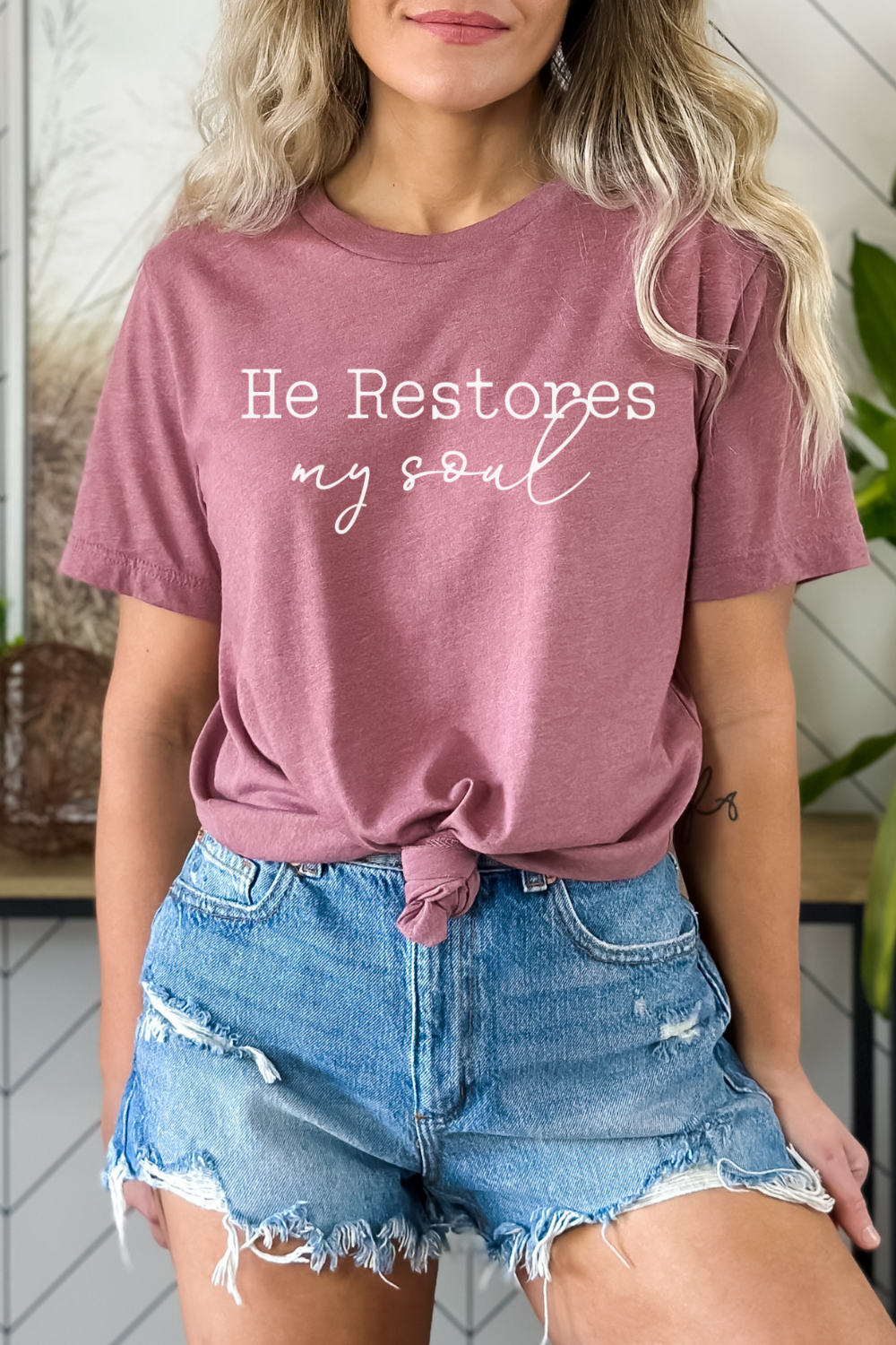 He Restores My Soul Shirt