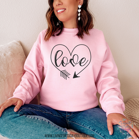 Love Heart Sweatshirt