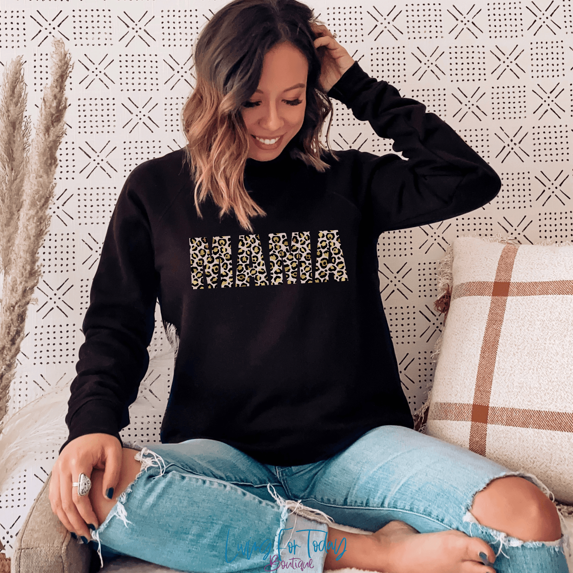Leopard Mama Sweatshirt