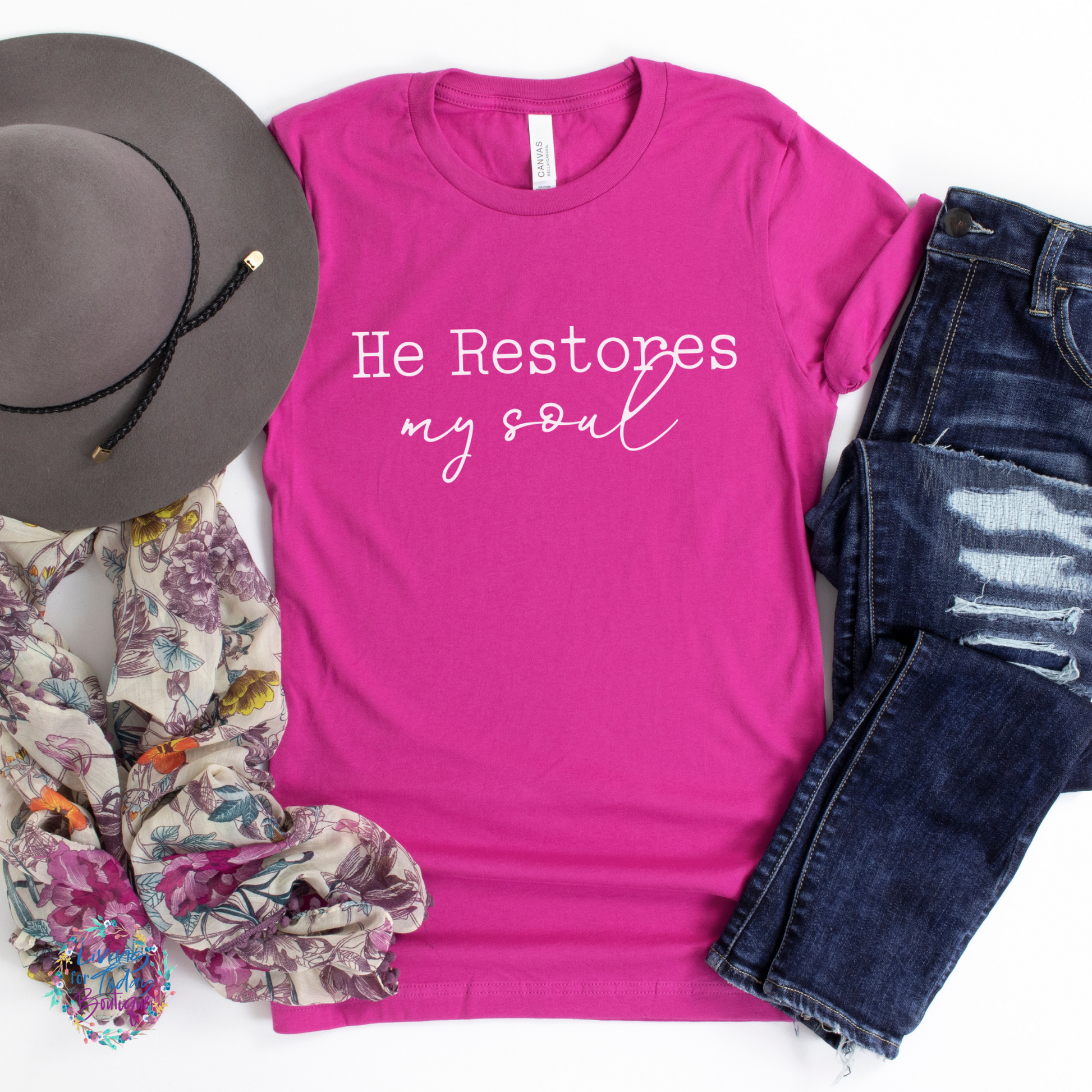 He Restores My Soul Shirt