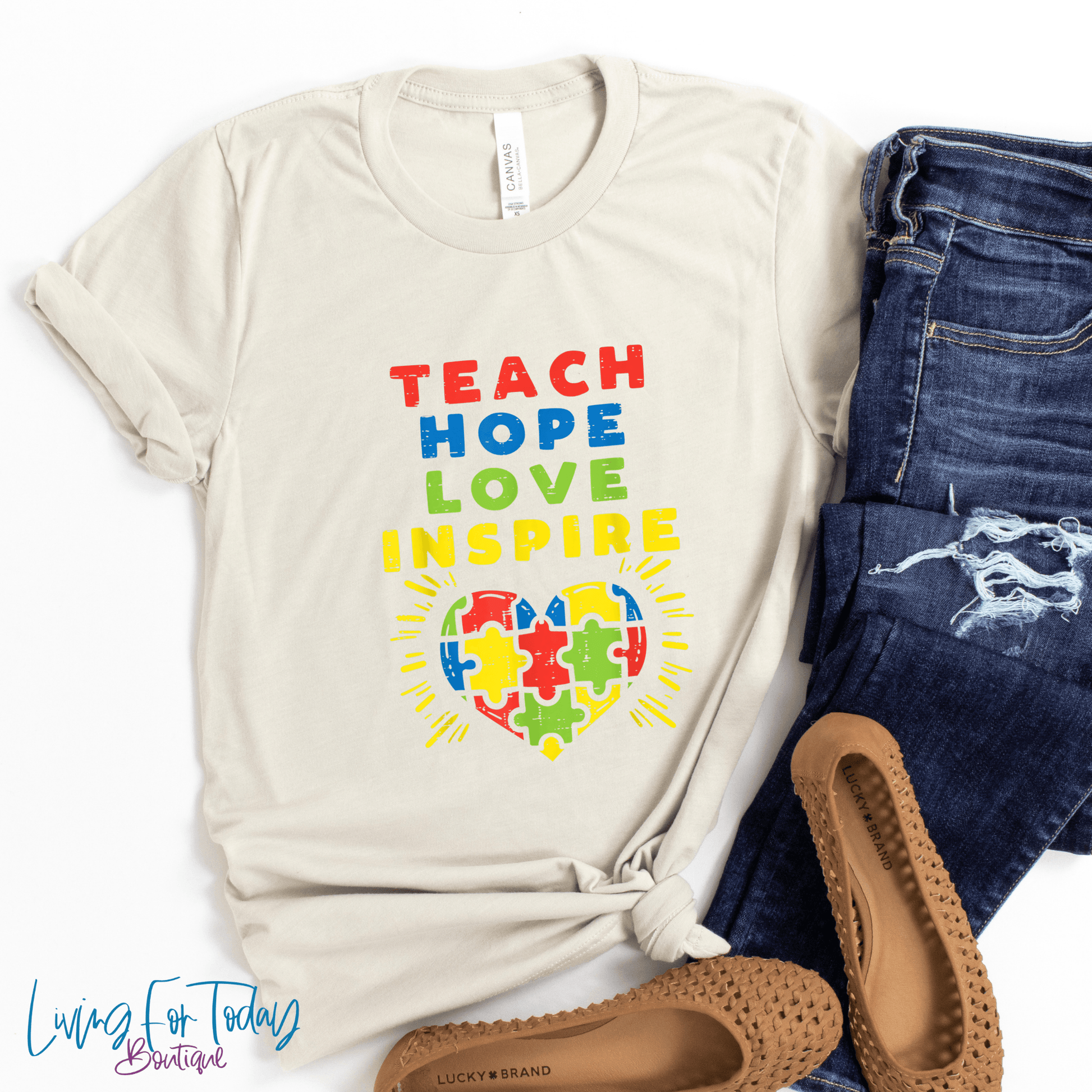 Teach Hope Love Inspire Shirt