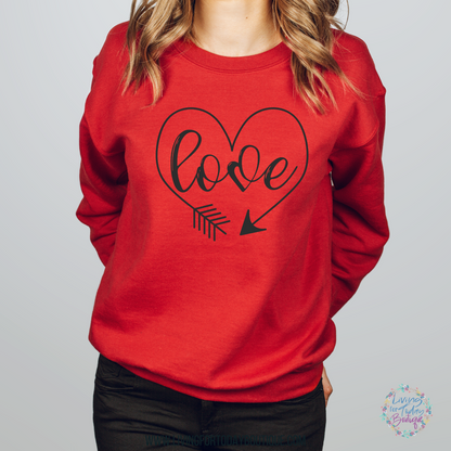 Love Heart Sweatshirt