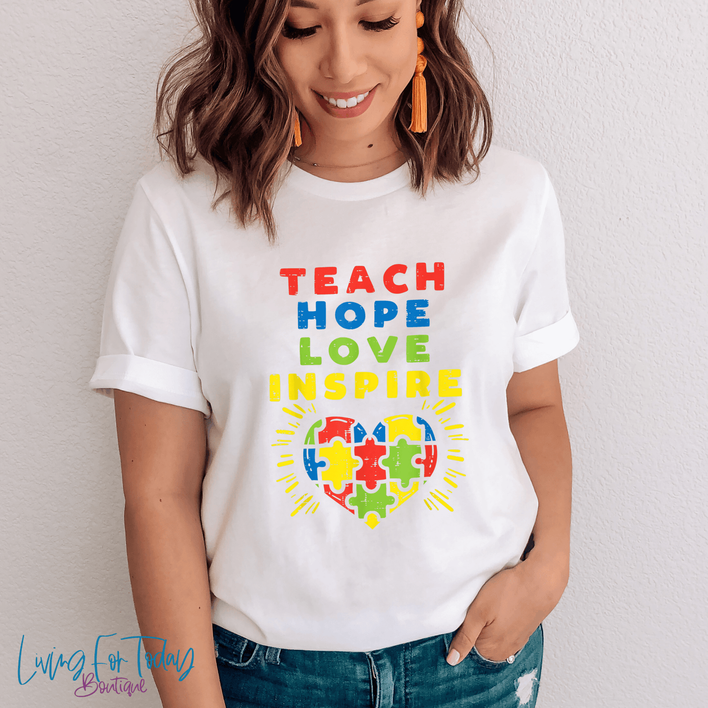 Teach Hope Love Inspire Shirt