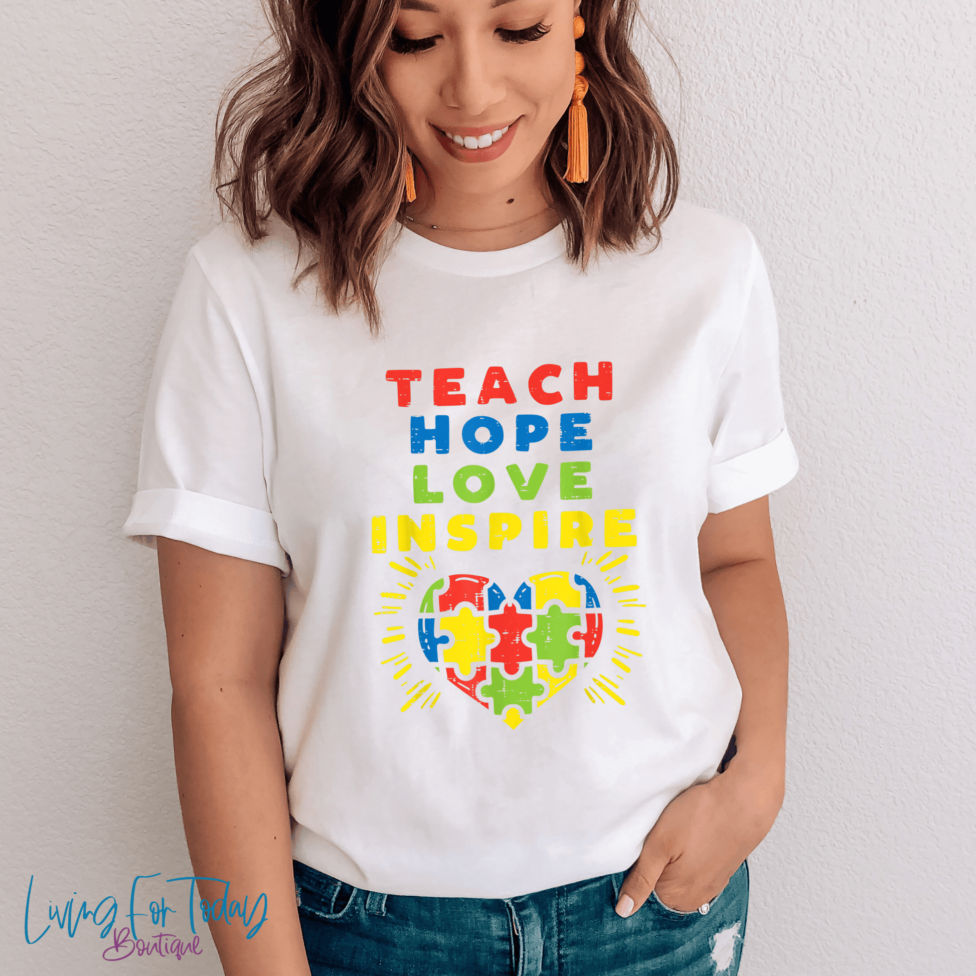 Teach Hope Love Inspire Shirt