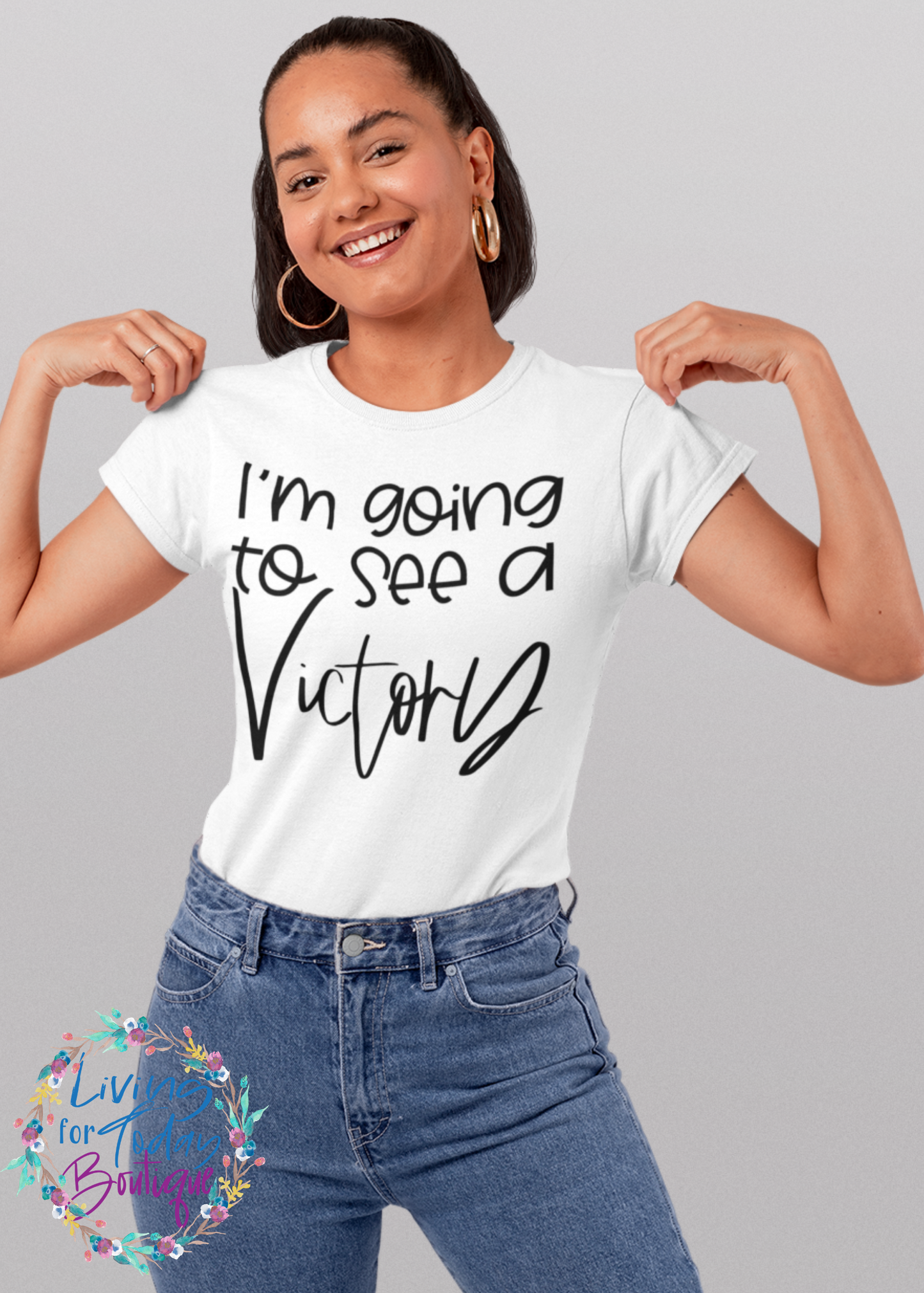 I’m Going to See A Victory For the Battle Belongs to the Lord Graphic Tee
