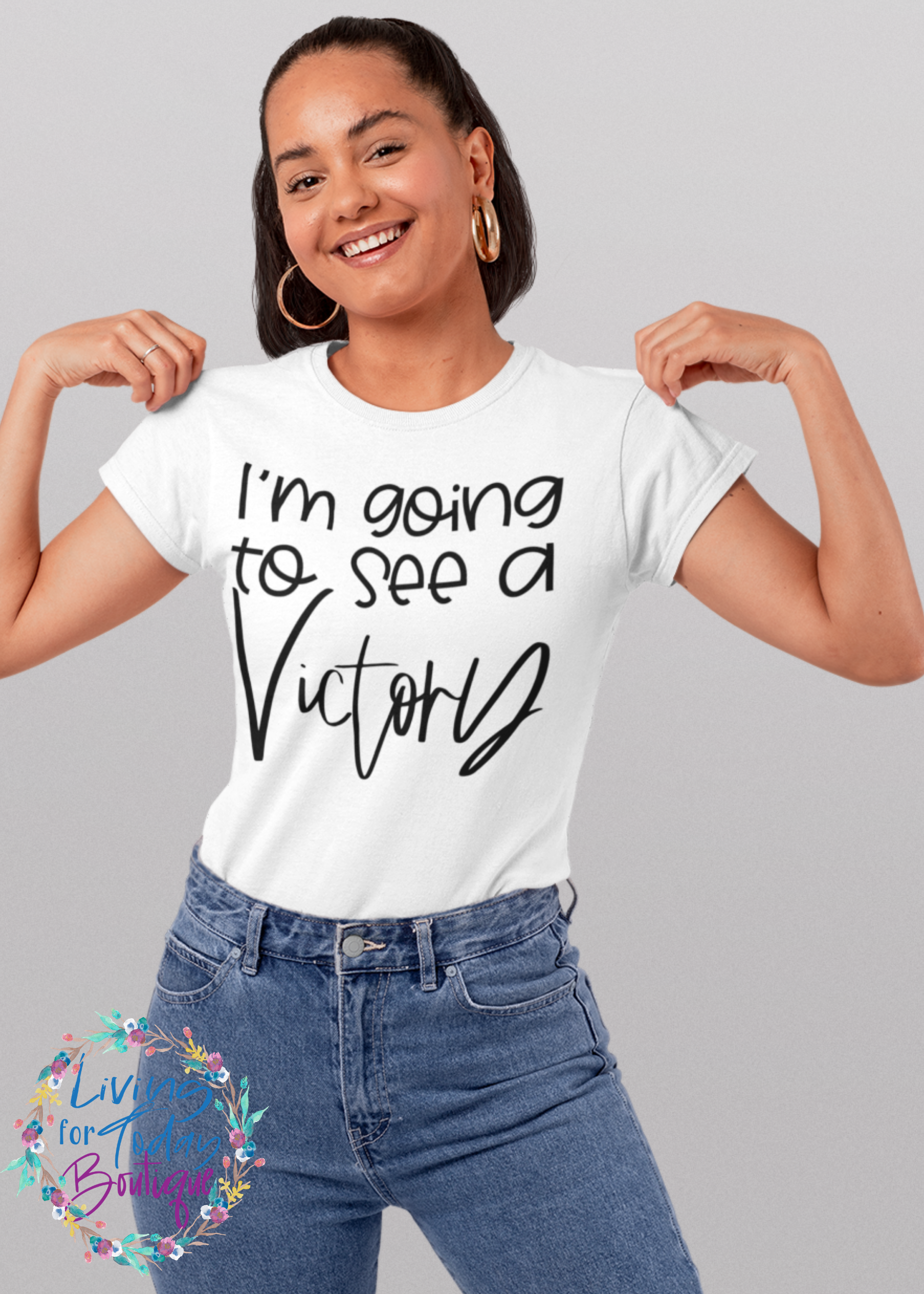 I’m Going to See A Victory For the Battle Belongs to the Lord Graphic Tee