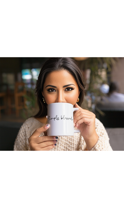 Simply Blessed Coffee Mug