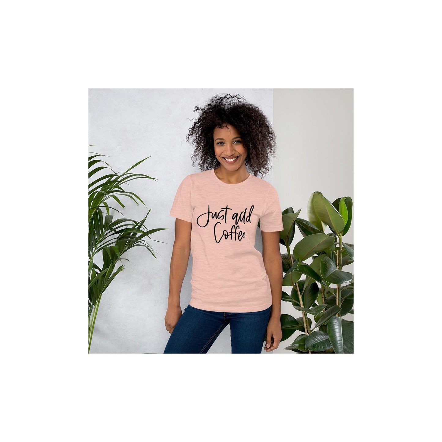 Just Add Coffee Graphic Tee