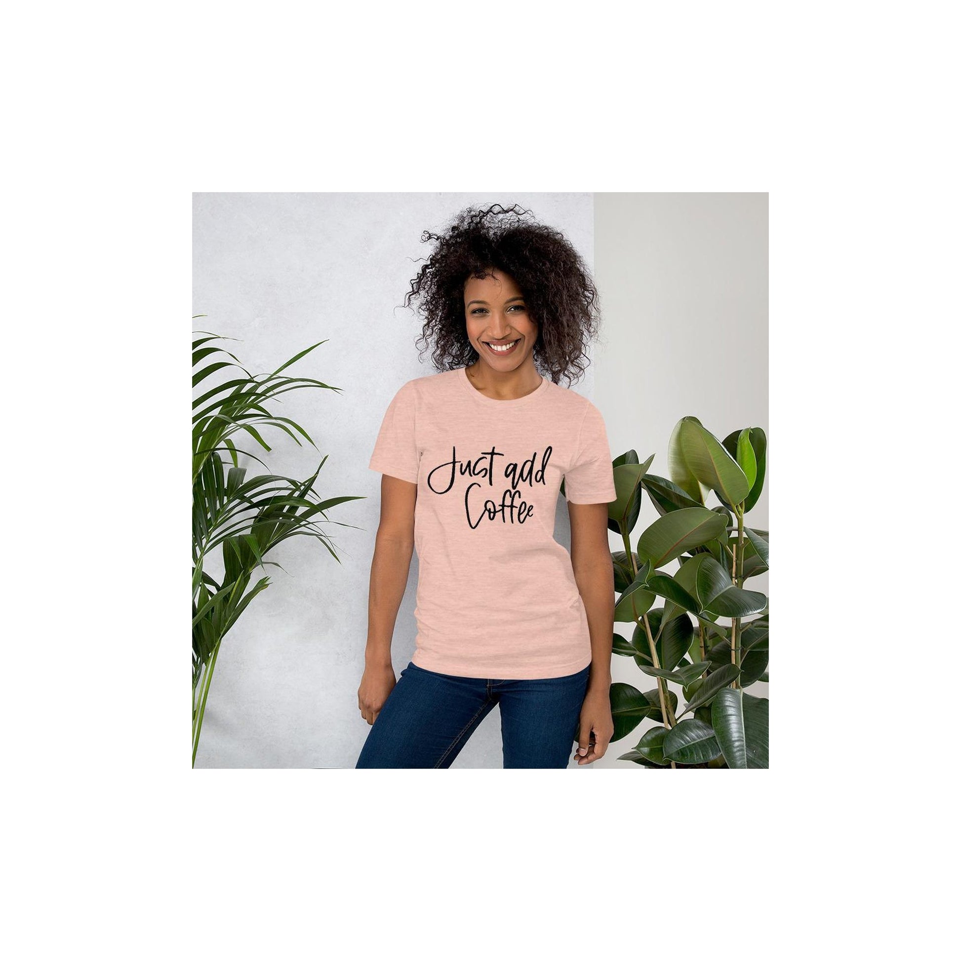 Just Add Coffee Graphic Tee