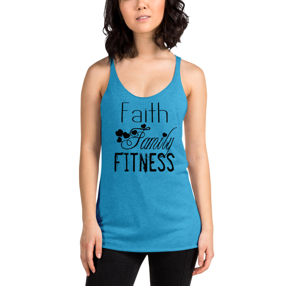 Faith Family Fitness Racerback Tank
