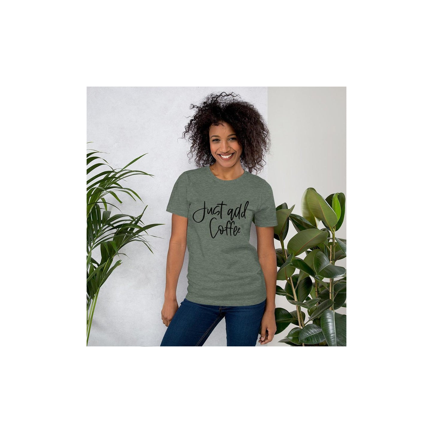 Just Add Coffee Graphic Tee