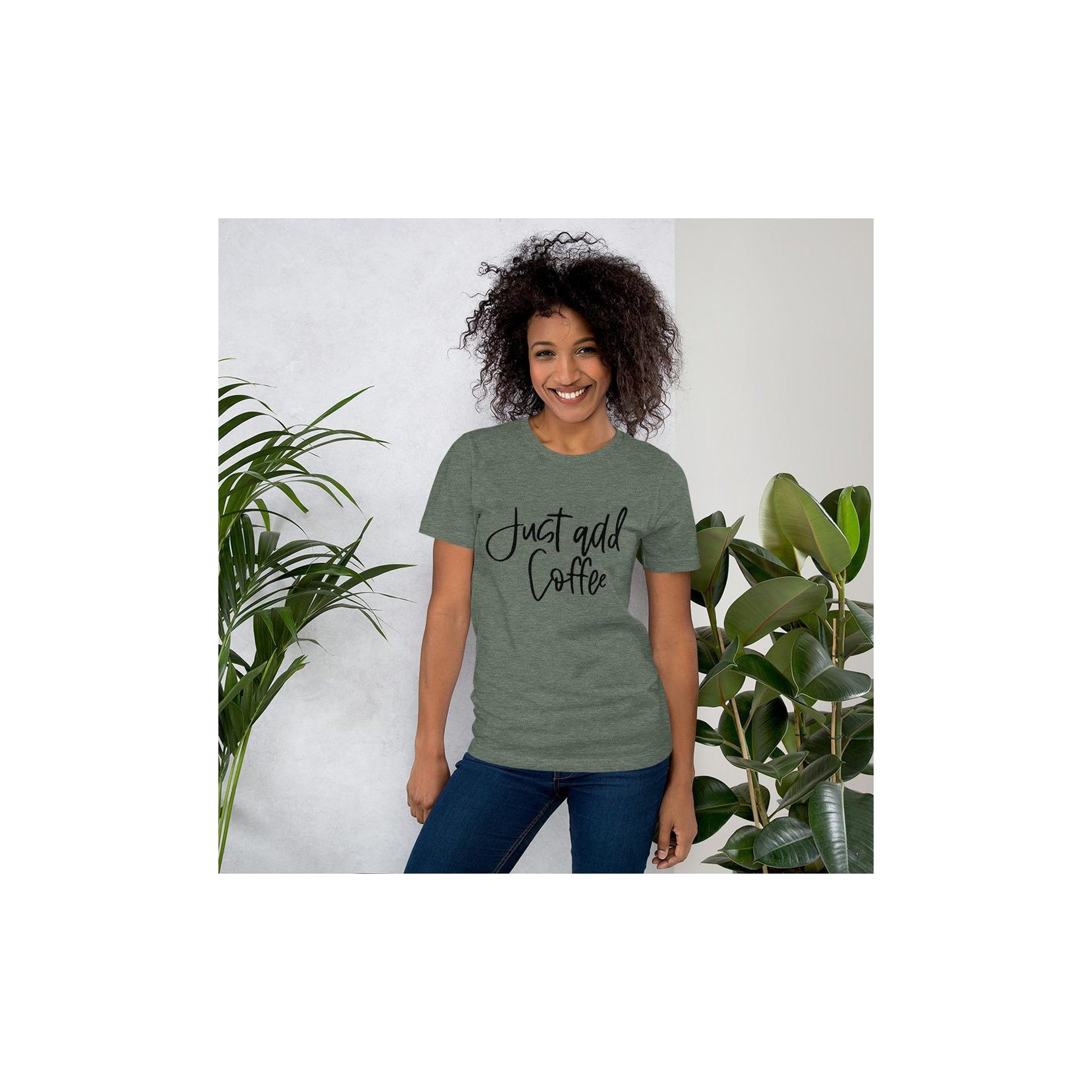 Just Add Coffee Graphic Tee