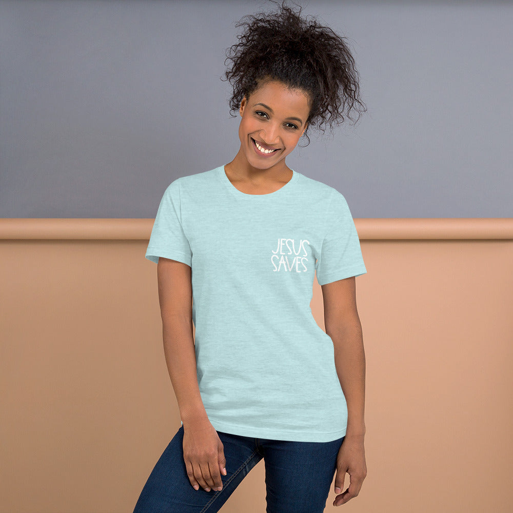 Jesus Saves Pocket T-Shirt