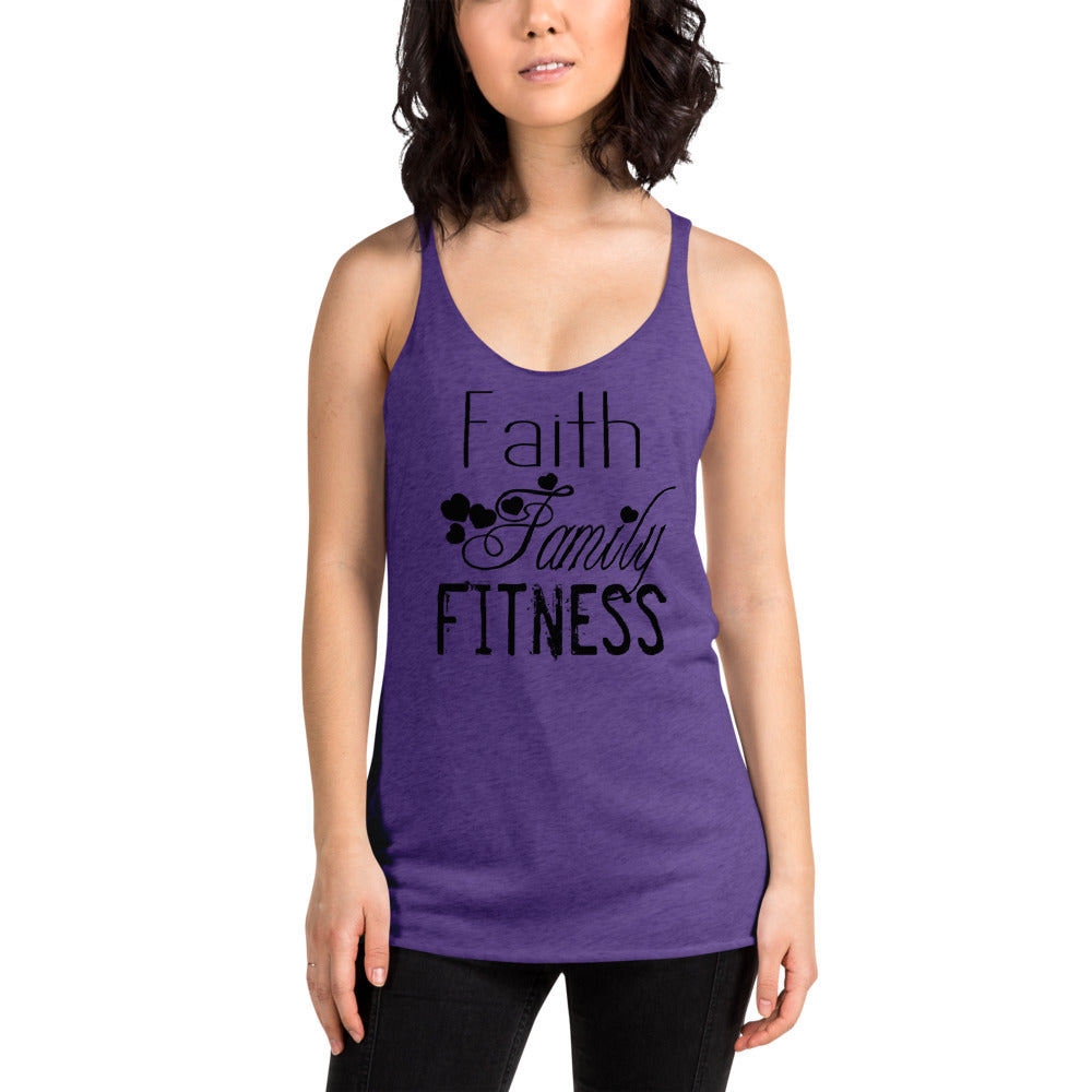 Faith Family Fitness Racerback Tank