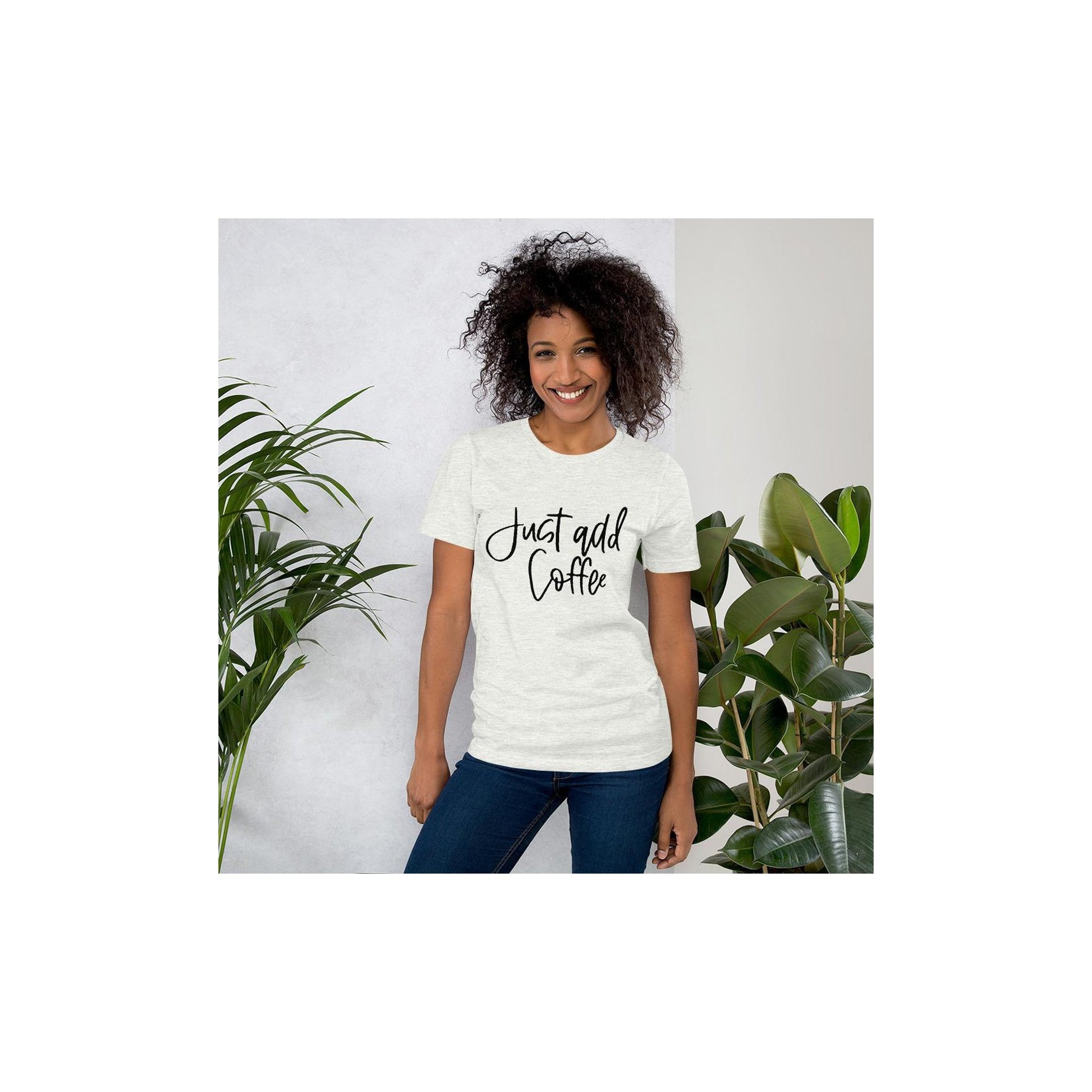 Just Add Coffee Graphic Tee