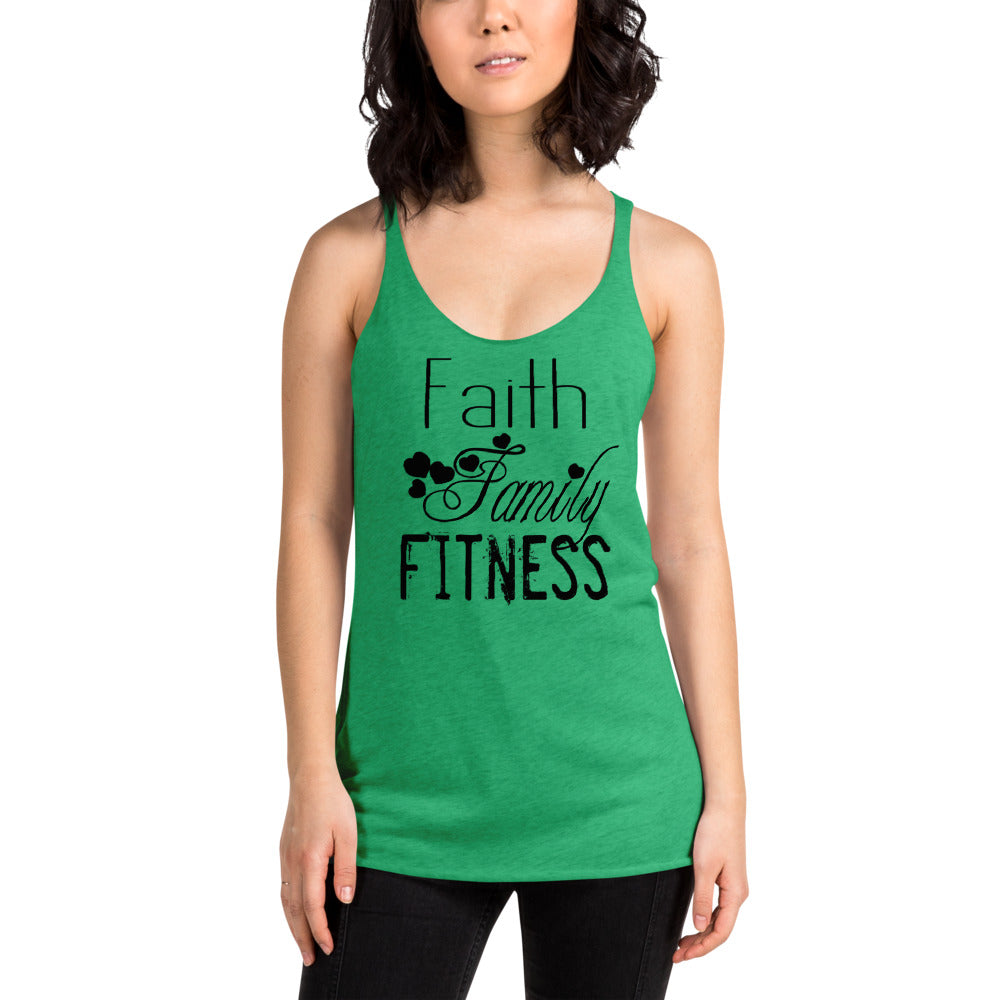 Faith Family Fitness Racerback Tank