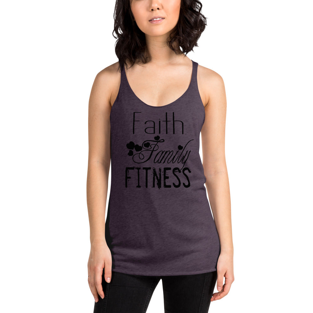 Faith Family Fitness Racerback Tank