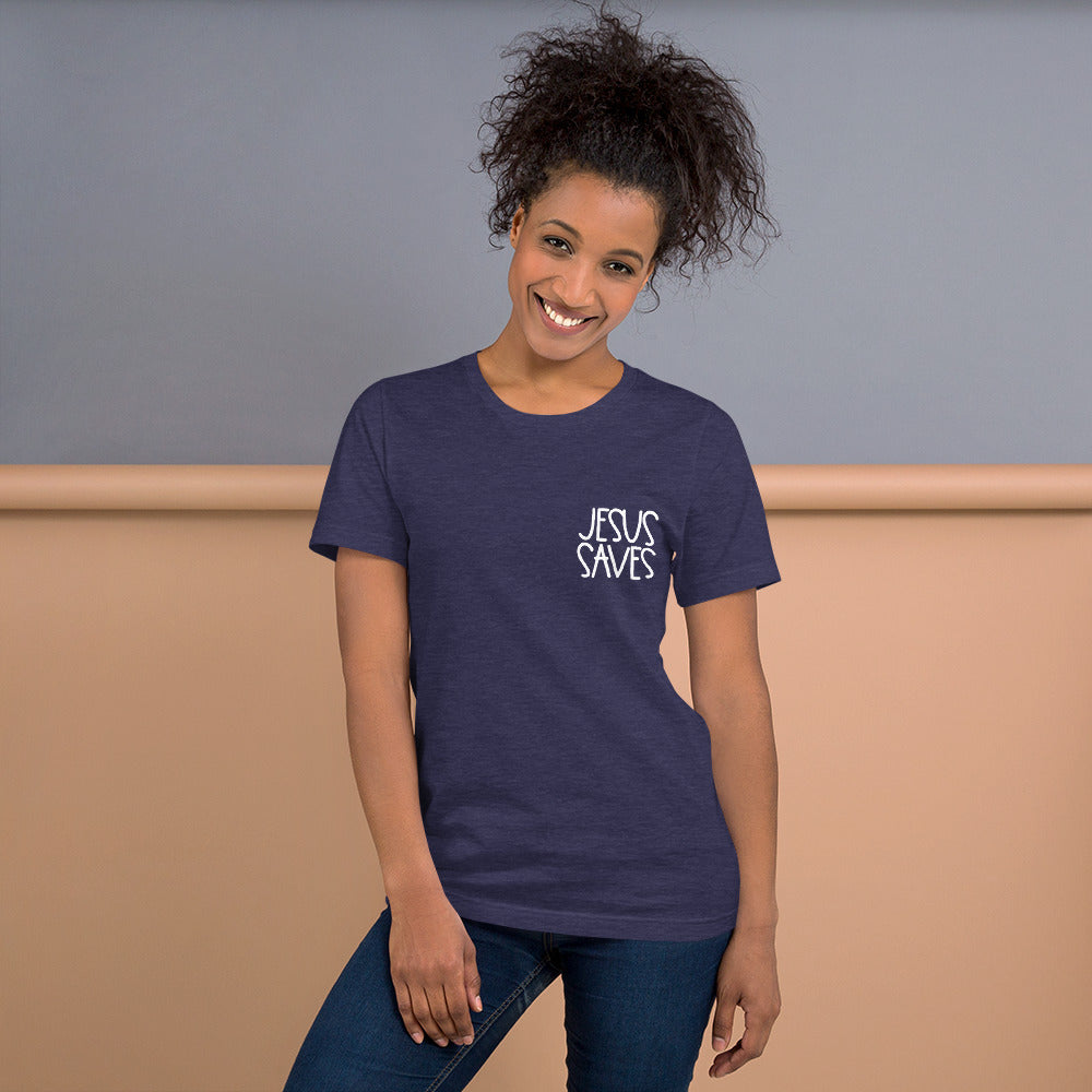 Jesus Saves Pocket T-Shirt