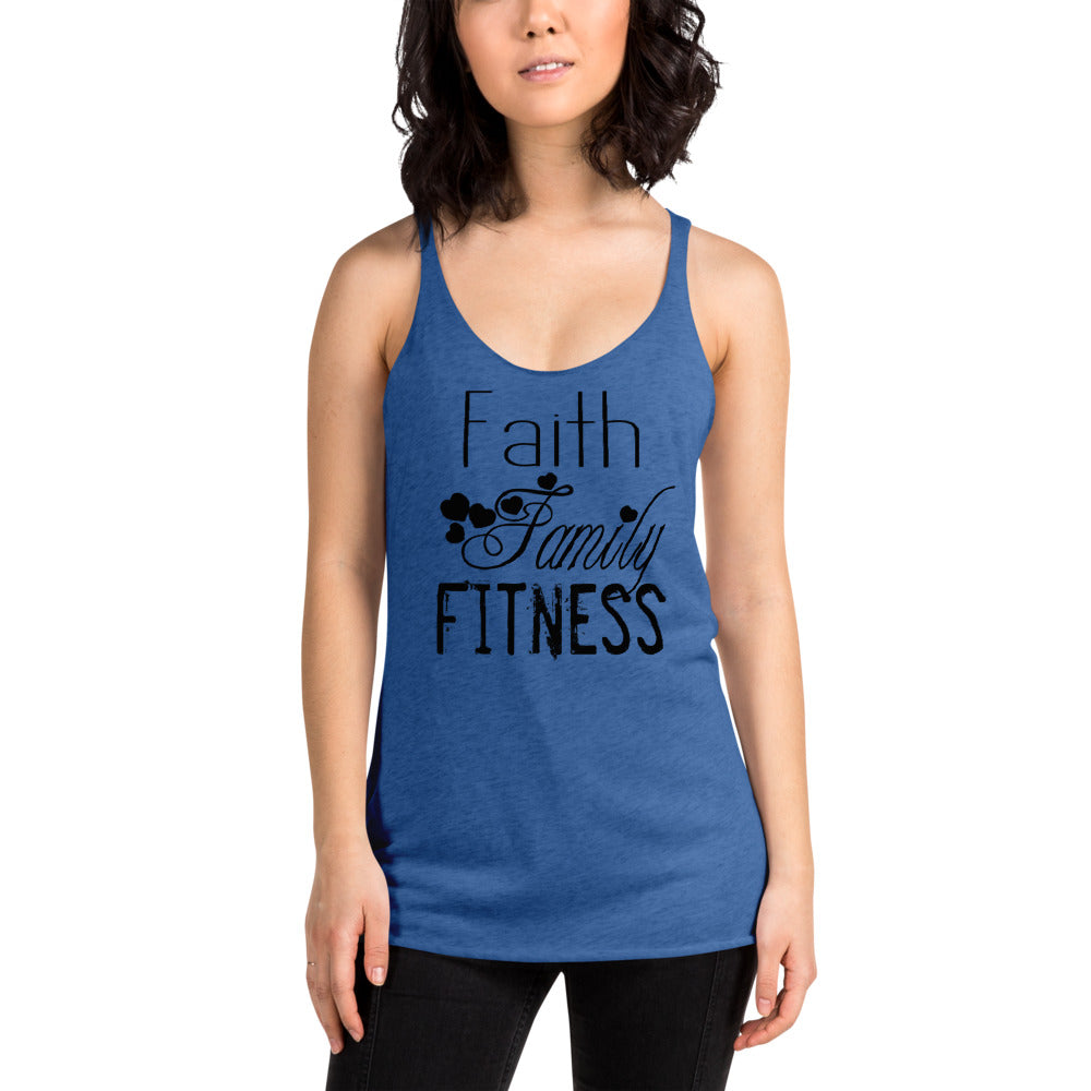 Faith Family Fitness Racerback Tank