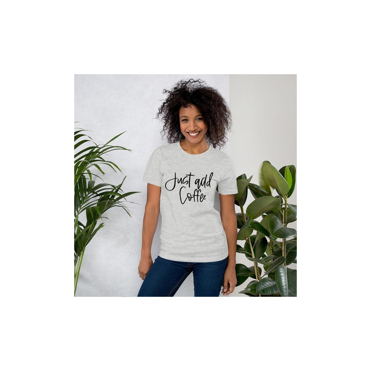Just Add Coffee Graphic Tee