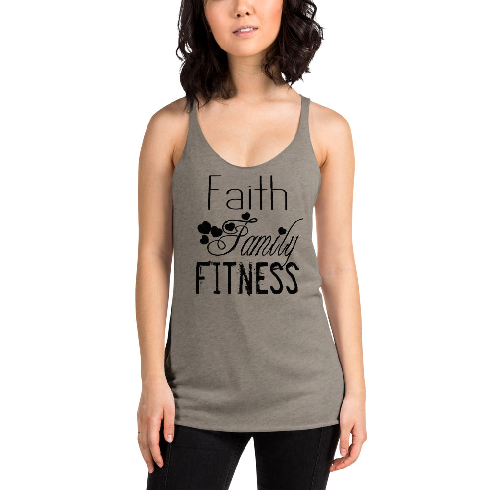 Faith Family Fitness Racerback Tank