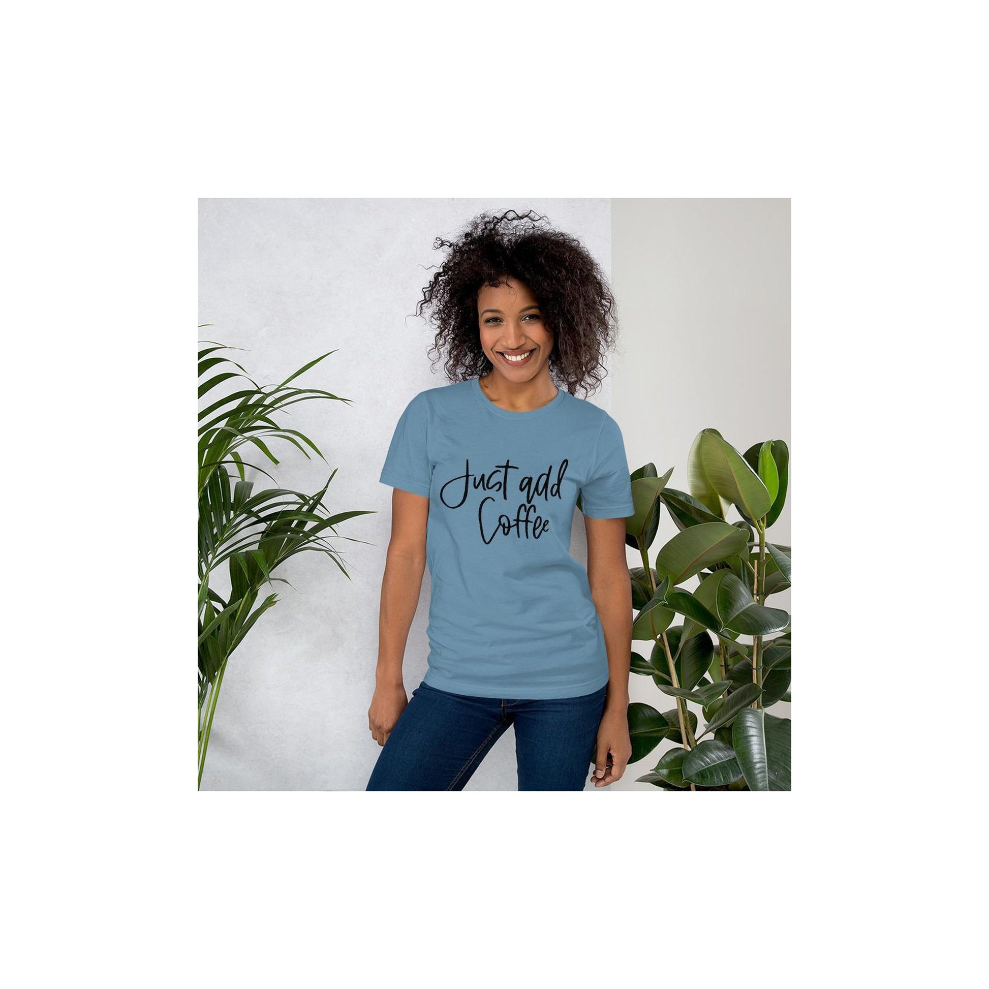 Just Add Coffee Graphic Tee