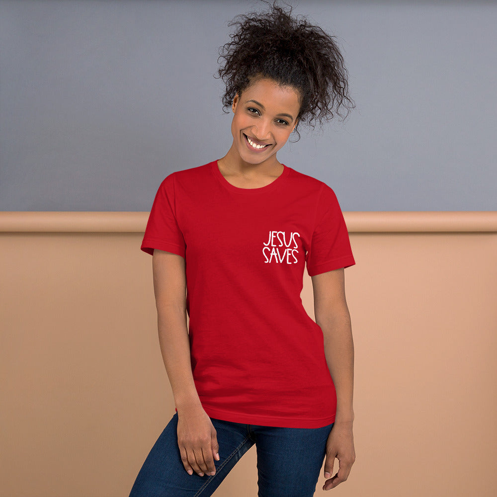 Jesus Saves Pocket T-Shirt