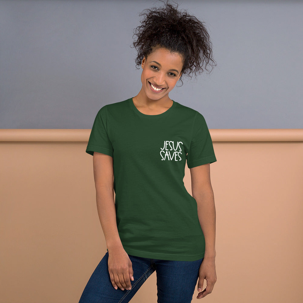 Jesus Saves Pocket T-Shirt
