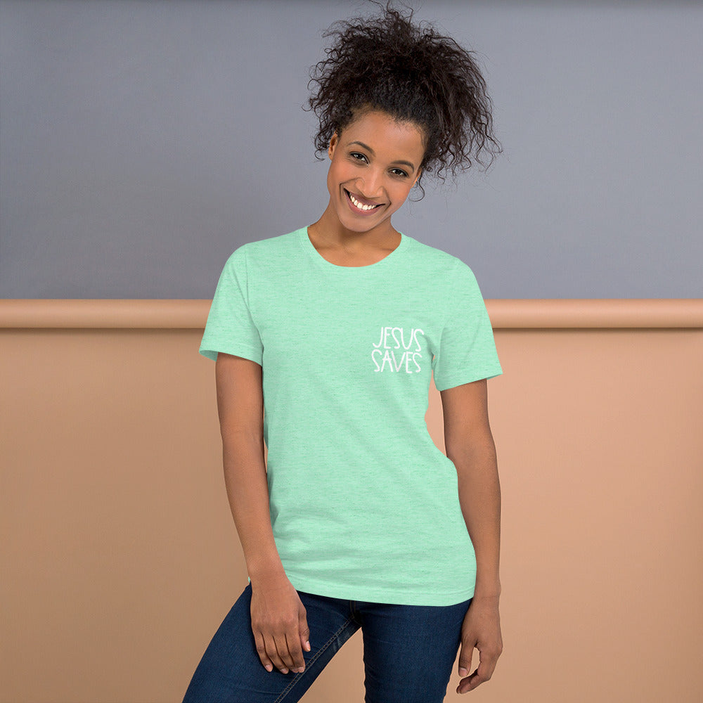 Jesus Saves Pocket T-Shirt